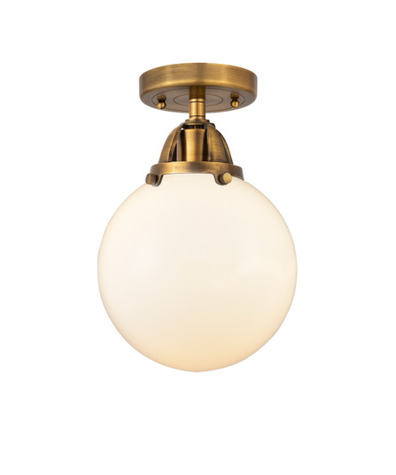 Nouveau 2 LED Semi-Flush Mount in Brushed Brass (405|2881CBBG2018LED)