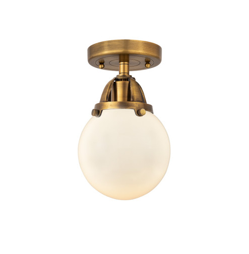 Nouveau 2 LED Semi-Flush Mount in Brushed Brass (405|2881CBBG2016LED)