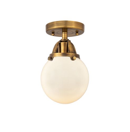Nouveau 2 One Light Semi-Flush Mount in Brushed Brass (405|2881CBBG2016)