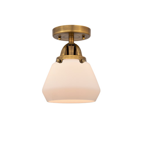 Nouveau 2 One Light Semi-Flush Mount in Brushed Brass (405|2881CBBG171)