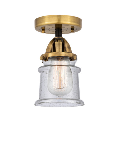 Nouveau 2 LED Semi-Flush Mount in Black Antique Brass (405|2881CBABG184SLED)