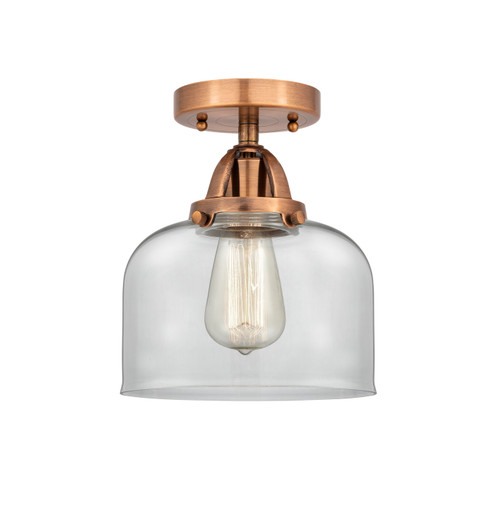 Nouveau 2 One Light Semi-Flush Mount in Antique Copper (405|2881CACG72)