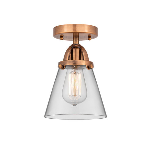 Nouveau 2 LED Semi-Flush Mount in Antique Copper (405|2881CACG62LED)