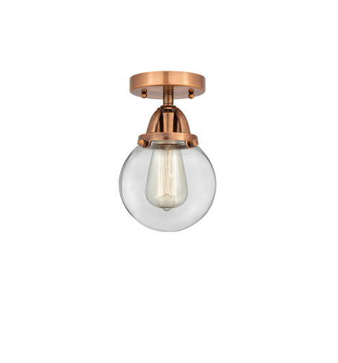 Nouveau 2 LED Semi-Flush Mount in Antique Copper (405|2881CACG2026LED)