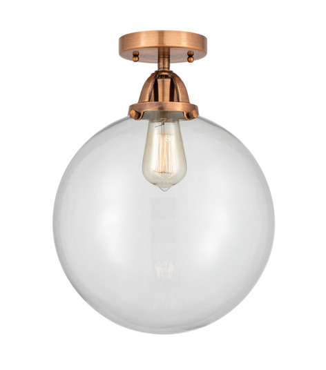 Nouveau 2 One Light Semi-Flush Mount in Antique Copper (405|2881CACG20212)