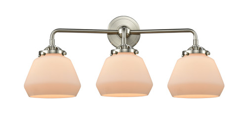 Nouveau Three Light Bath Vanity in Brushed Satin Nickel (405|2843WSNG171)