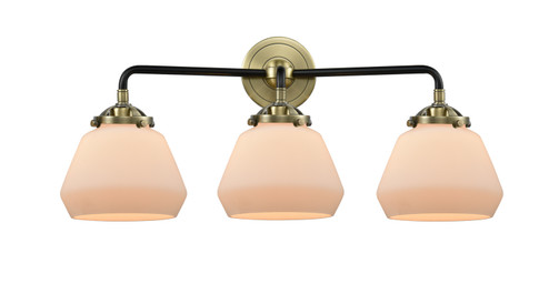 Nouveau Three Light Bath Vanity in Black Antique Brass (405|2843WBABG171)