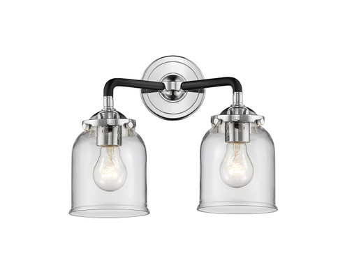 Nouveau Two Light Bath Vanity in Black Polished Nickel (405|2842WBPNG52)