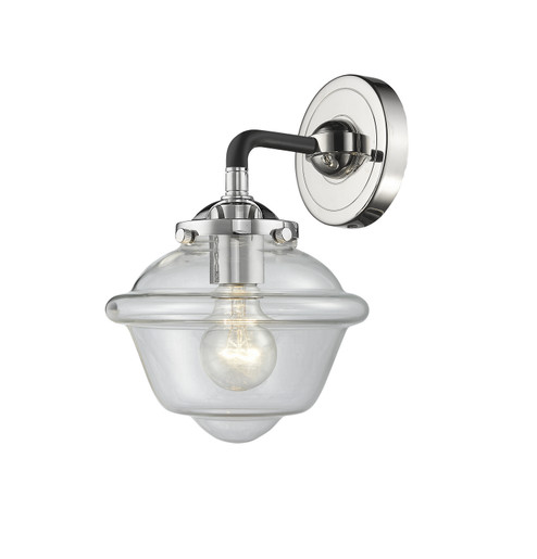 Nouveau One Light Wall Sconce in Black Polished Nickel (405|2841WBPNG532)