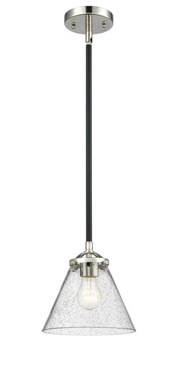 Nouveau One Light Mini Pendant in Black Polished Nickel (405|2841SBPNG44)