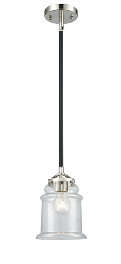 Nouveau One Light Mini Pendant in Black Polished Nickel (405|2841SBPNG182)