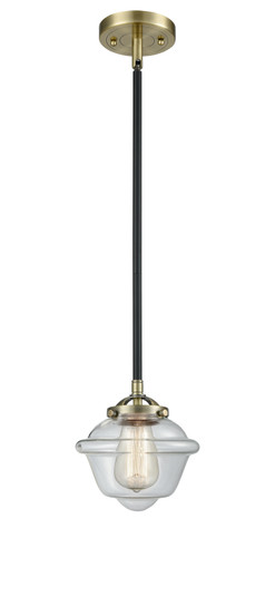 Nouveau One Light Mini Pendant in Black Antique Brass (405|2841SBABG532)