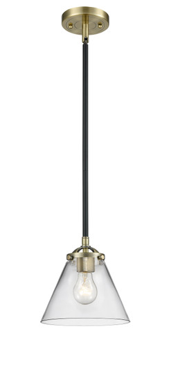 Nouveau LED Mini Pendant in Black Antique Brass (405|2841SBABG42LED)