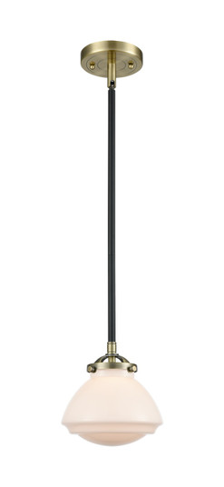 Nouveau One Light Mini Pendant in Black Antique Brass (405|2841SBABG321)