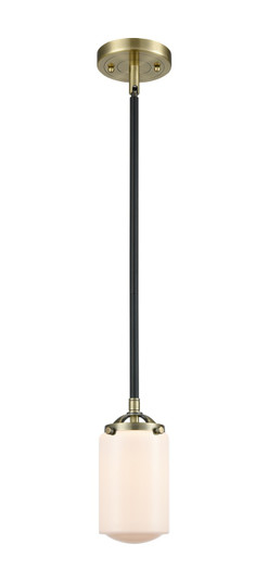 Nouveau One Light Mini Pendant in Black Antique Brass (405|2841SBABG311)