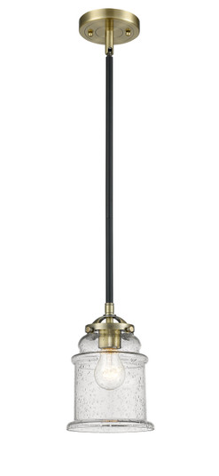 Nouveau LED Mini Pendant in Black Antique Brass (405|2841SBABG184LED)