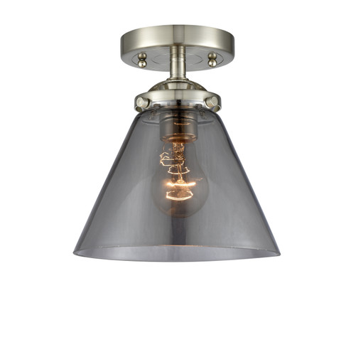 Nouveau One Light Semi-Flush Mount in Brushed Satin Nickel (405|2841CSNG43)