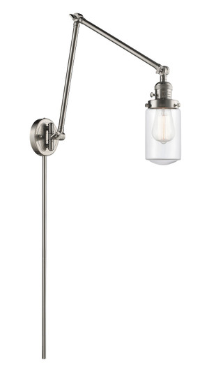 Franklin Restoration LED Swing Arm Lamp in Brushed Satin Nickel (405|238SNG312LED)
