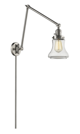 Franklin Restoration One Light Swing Arm Lamp in Brushed Satin Nickel (405|238SNG192)