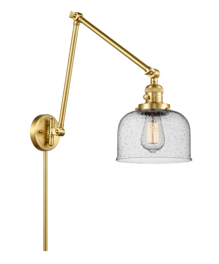 Franklin Restoration One Light Swing Arm Lamp in Satin Gold (405|238SGG74)