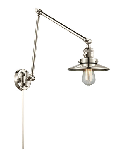 Franklin Restoration One Light Swing Arm in Polished Nickel (405|238PNM1)