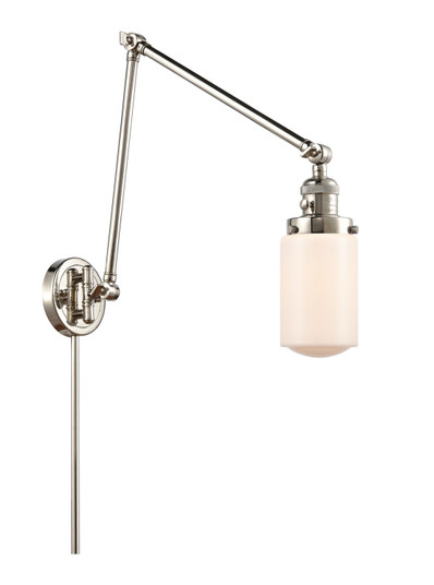 Franklin Restoration One Light Swing Arm Lamp in Polished Nickel (405|238PNG311)