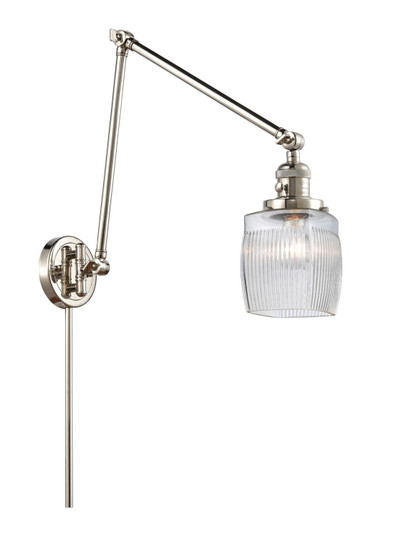 Franklin Restoration One Light Swing Arm Lamp in Polished Nickel (405|238PNG302)