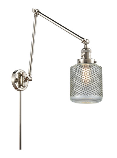 Franklin Restoration One Light Swing Arm Lamp in Polished Nickel (405|238PNG262)