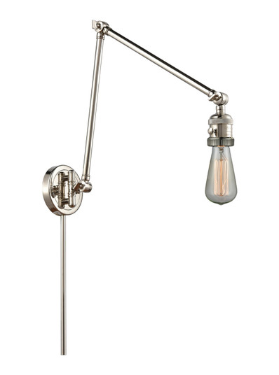 Franklin Restoration One Light Swing Arm in Polished Nickel (405|238PN)