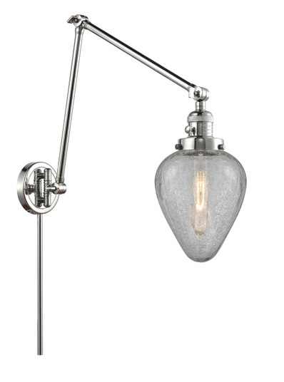 Franklin Restoration One Light Swing Arm Lamp in Polished Chrome (405|238PCG165)