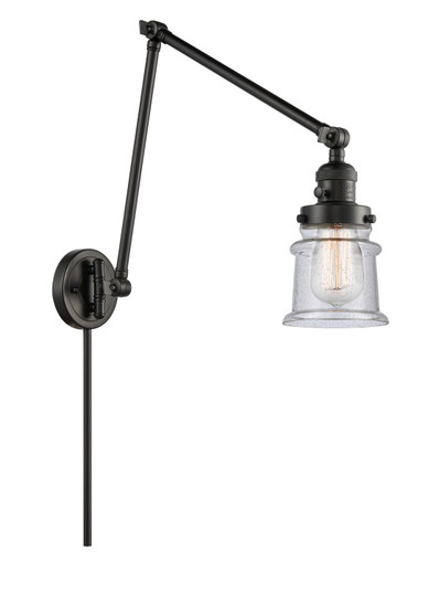 Franklin Restoration LED Swing Arm Lamp in Matte Black (405|238BKG184SLED)