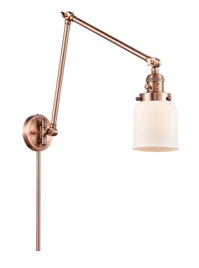 Franklin Restoration One Light Swing Arm Lamp in Antique Copper (405|238ACG51)