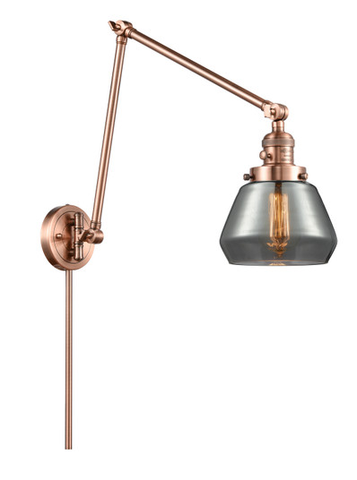 Franklin Restoration LED Swing Arm Lamp in Antique Copper (405|238ACG173LED)