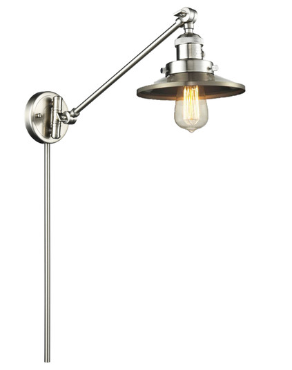 Franklin Restoration One Light Swing Arm Lamp in Brushed Satin Nickel (405|237SNM2)