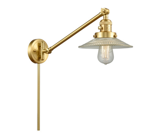 Franklin Restoration One Light Swing Arm Lamp in Satin Gold (405|237SGG2)