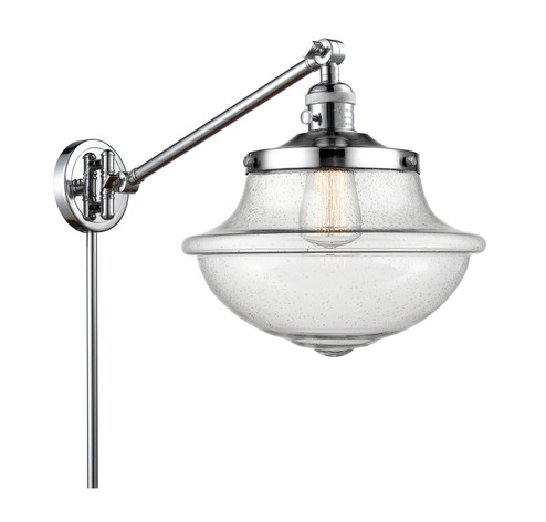 Franklin Restoration One Light Swing Arm Lamp in Polished Chrome (405|237PCG544)