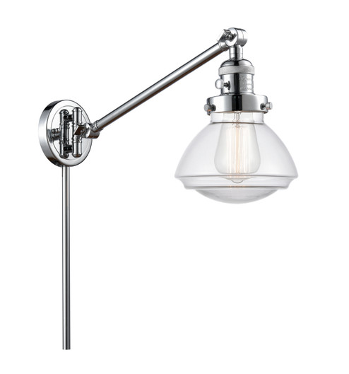 Franklin Restoration One Light Swing Arm Lamp in Polished Chrome (405|237PCG322)