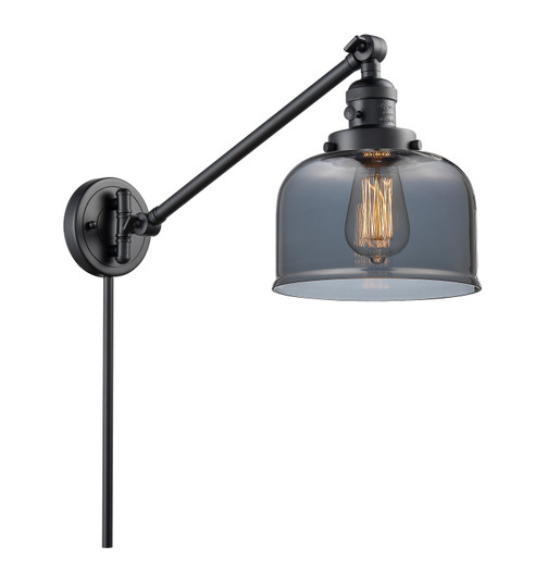Franklin Restoration One Light Swing Arm Lamp in Matte Black (405|237BKG73)