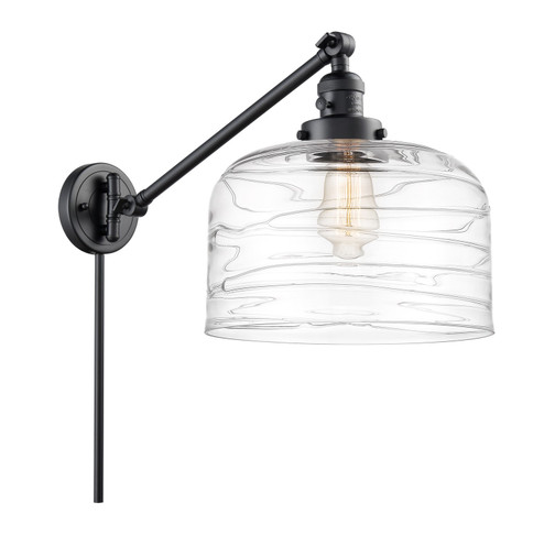 Franklin Restoration One Light Swing Arm in Matte Black (405|237BKG713L)