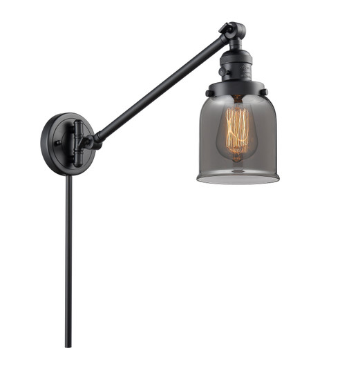 Franklin Restoration One Light Swing Arm Lamp in Matte Black (405|237BKG53)