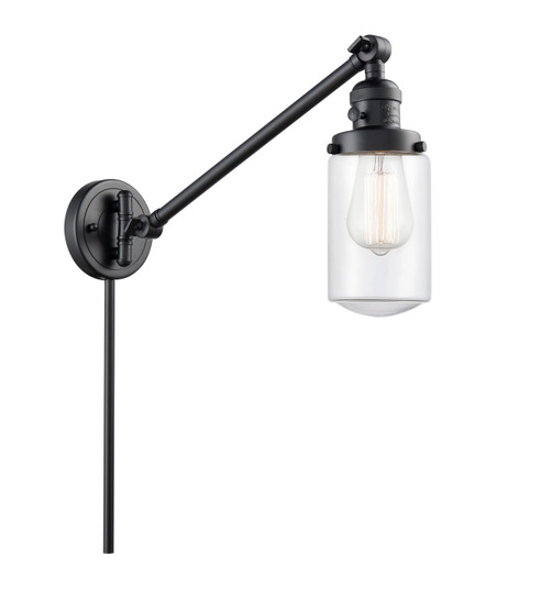 Franklin Restoration LED Swing Arm Lamp in Matte Black (405|237BKG312LED)