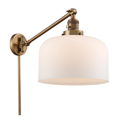 Franklin Restoration One Light Swing Arm in Brushed Brass (405|237BBG71L)