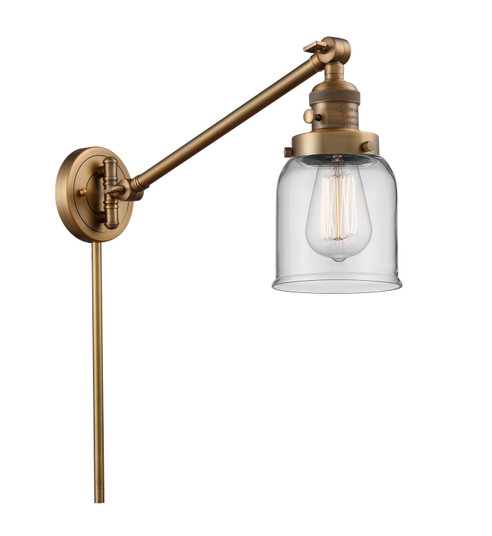 Franklin Restoration One Light Swing Arm Lamp in Brushed Brass (405|237BBG52)