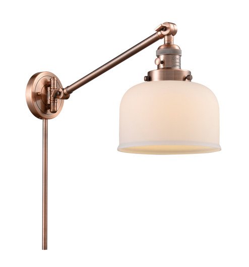 Franklin Restoration One Light Swing Arm Lamp in Antique Copper (405|237ACG71)