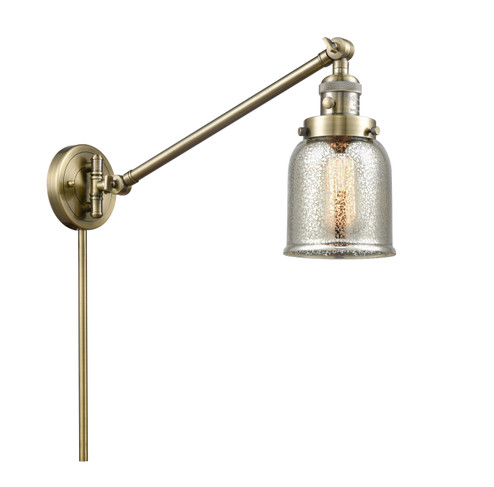 Franklin Restoration One Light Swing Arm Lamp in Antique Brass (405|237ABG58)