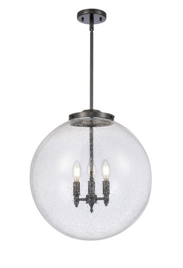 Franklin Restoration LED Pendant in Matte Black (405|2213SBKG20418LED)