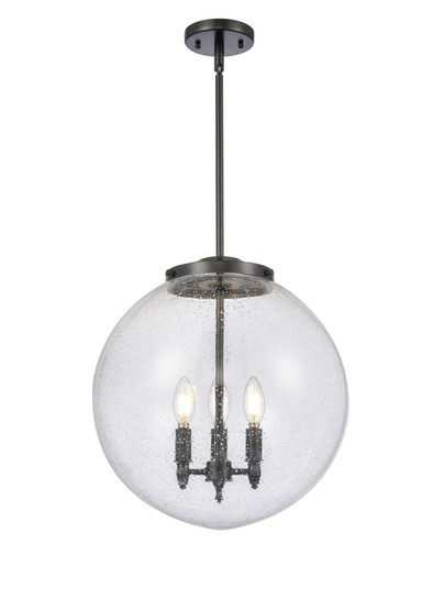 Essex Three Light Pendant in Matte Black (405|2213SBKG20416)