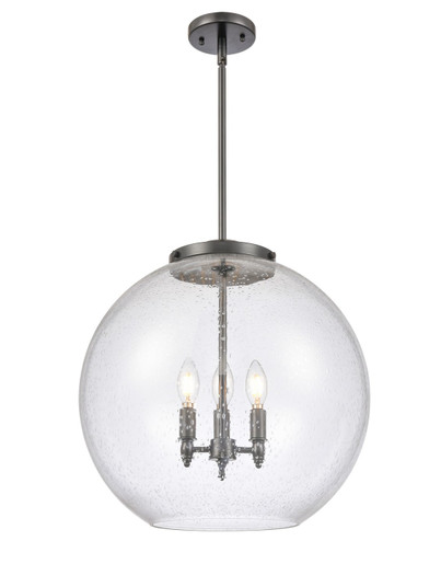 Ballston LED Pendant in Matte Black (405|2213SBKG12418LED) Ballston LED Pendant in Matte Black (405|2213SBKG12418LED)