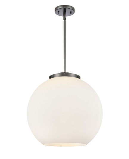 Ballston Three Light Pendant in Matte Black (405|2213SBKG12116)