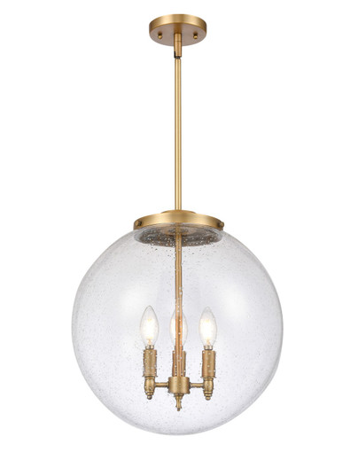 Franklin Restoration Three Light Pendant in Brushed Brass (405|2213SBBG20416)